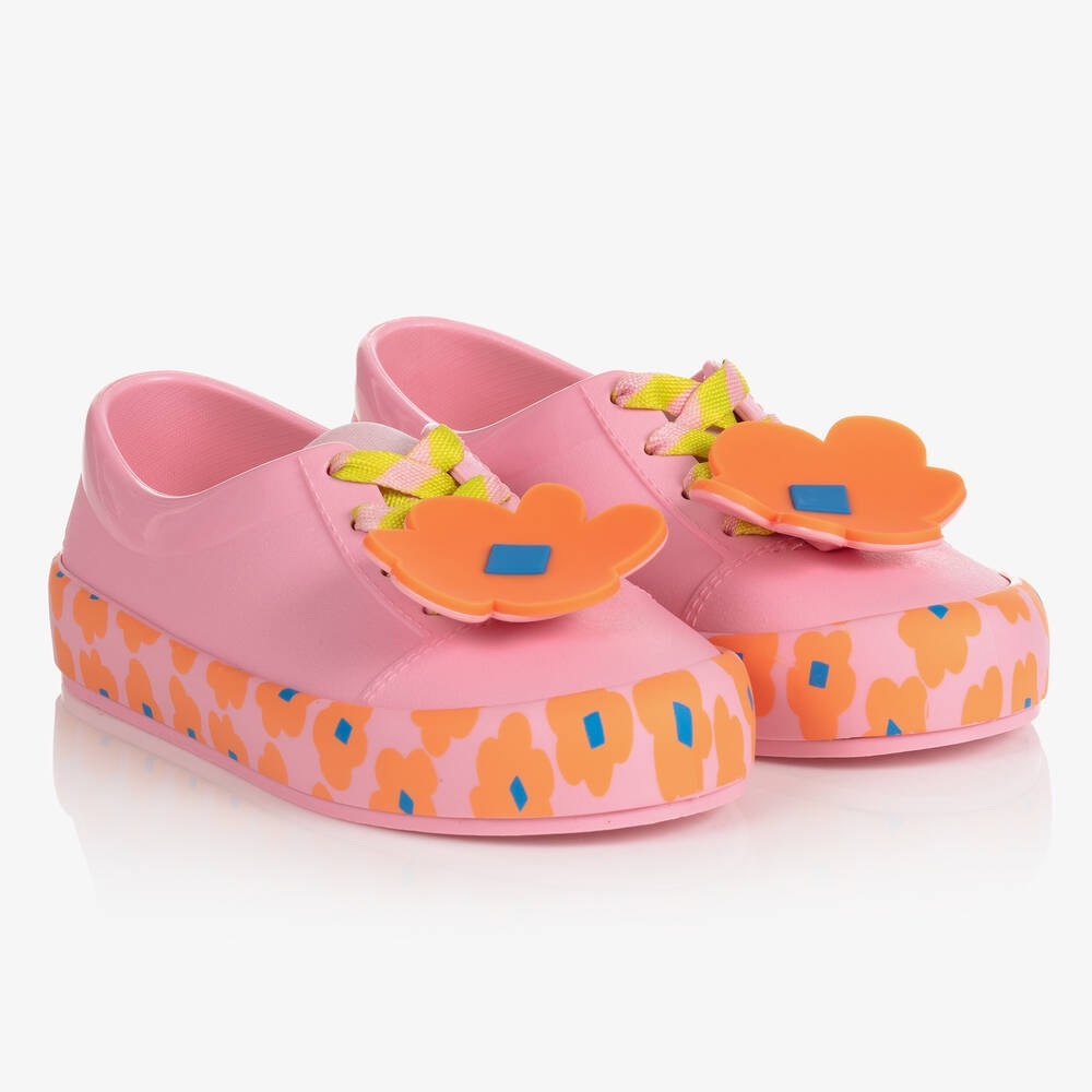 Mini Melissa Street + Fabula Girls Floral Jelly Shoes Size 2